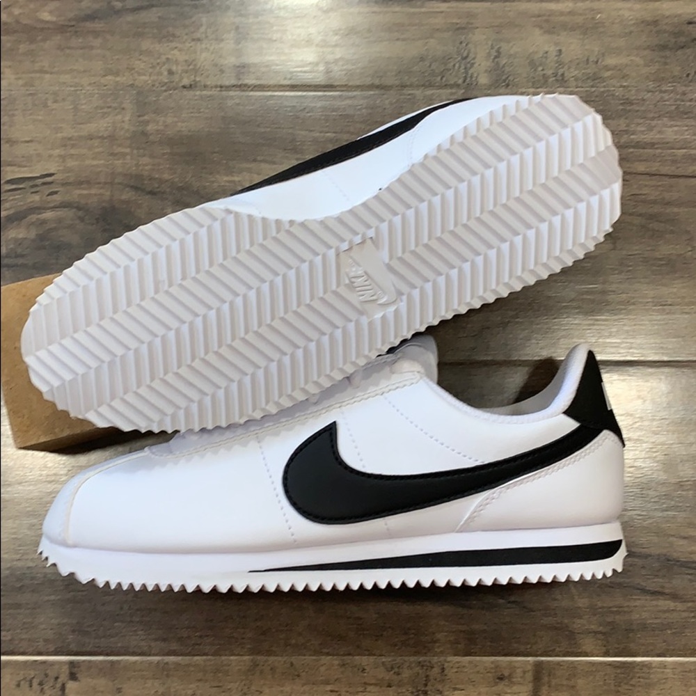 NIKE CORTEZ BASIC SL (GS) white/black - Picture 15 of 16